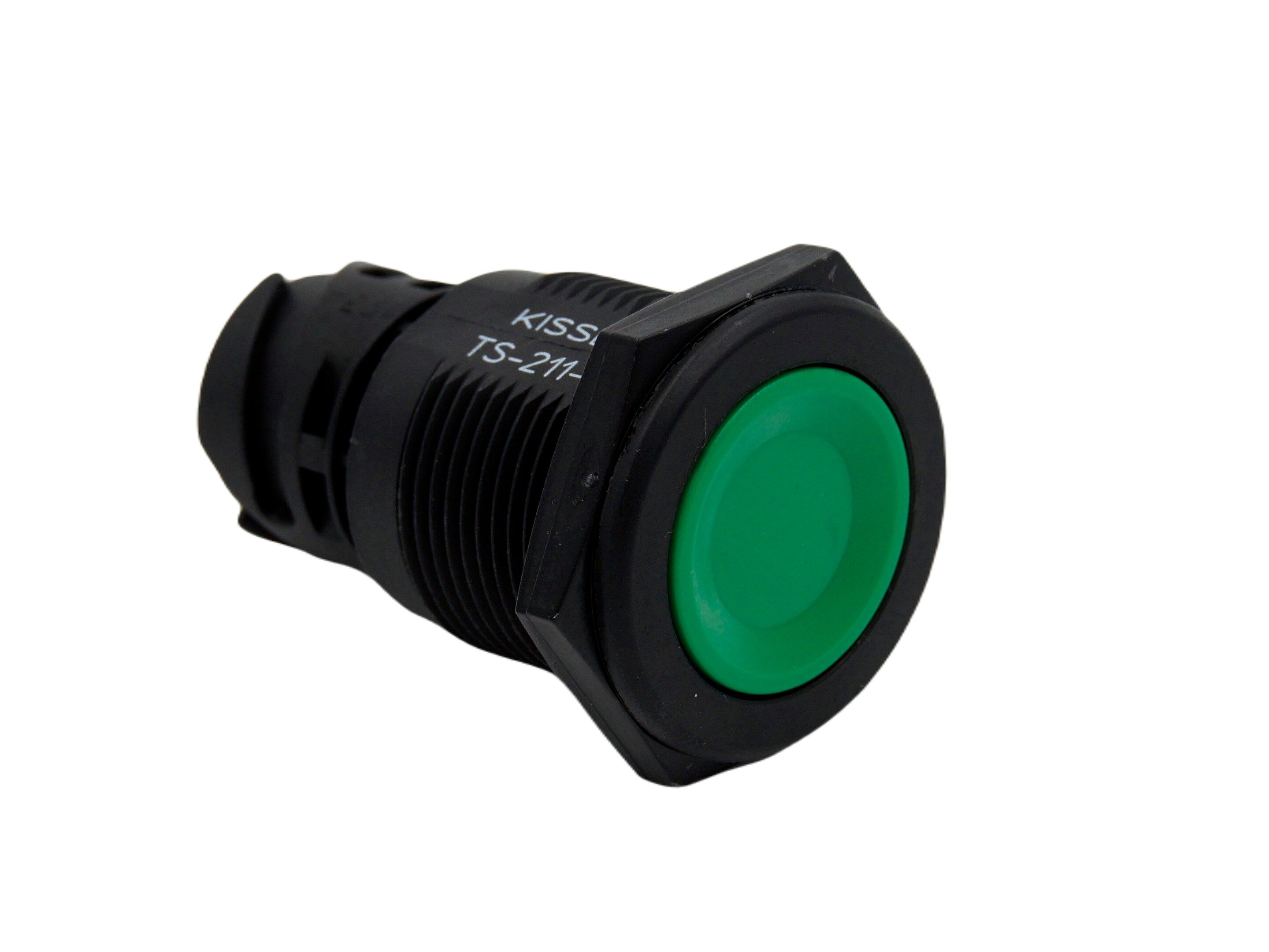TE Connectivity KISSLING Series TS Series Push Button Switch, Momentary, Panel Mount, 30.5mm Cutout, SPDT, 9 →