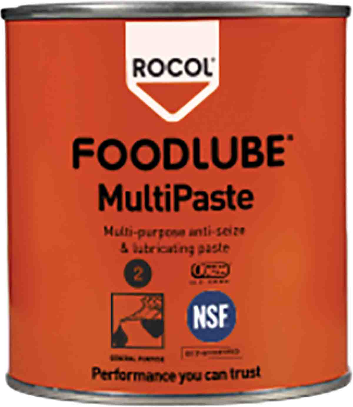 Rocol Foodlube® Multi-Paste PFAS Free Lubricant 500 g Tin,Food Safe
