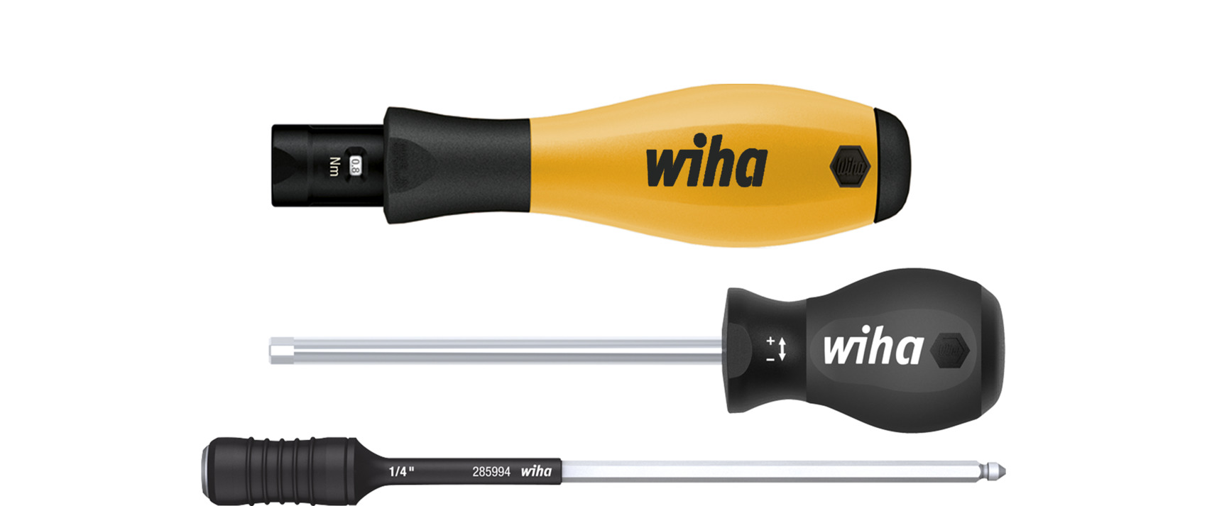 Wiha Adjustable Hex Torque Screwdriver, 0.04 → 0.46Nm, 4 mm Drive, ESD Safe, ± 6 % Accuracy