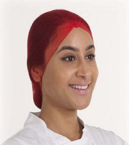 Hairtite Red, One-Size Polypropylene, Hair Net Type