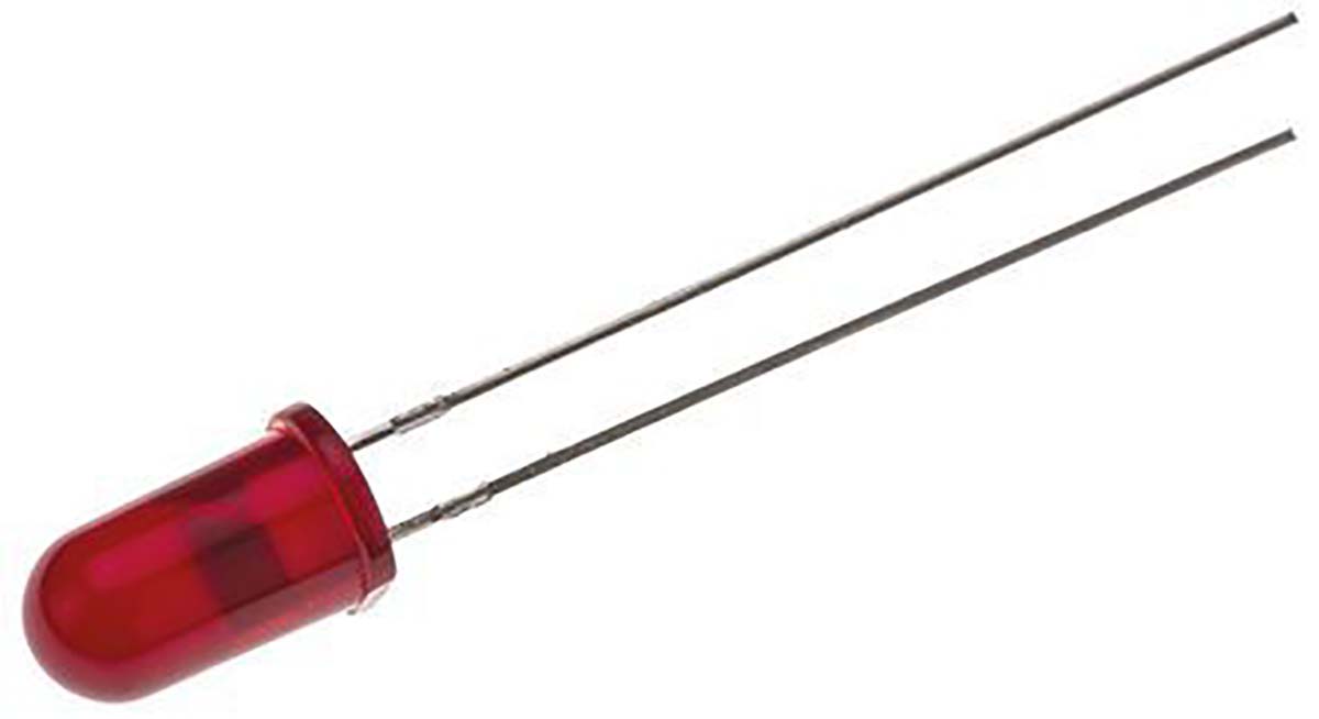 Broadcom1.9 V Red LED Through Hole, HLMP HLMP-3301