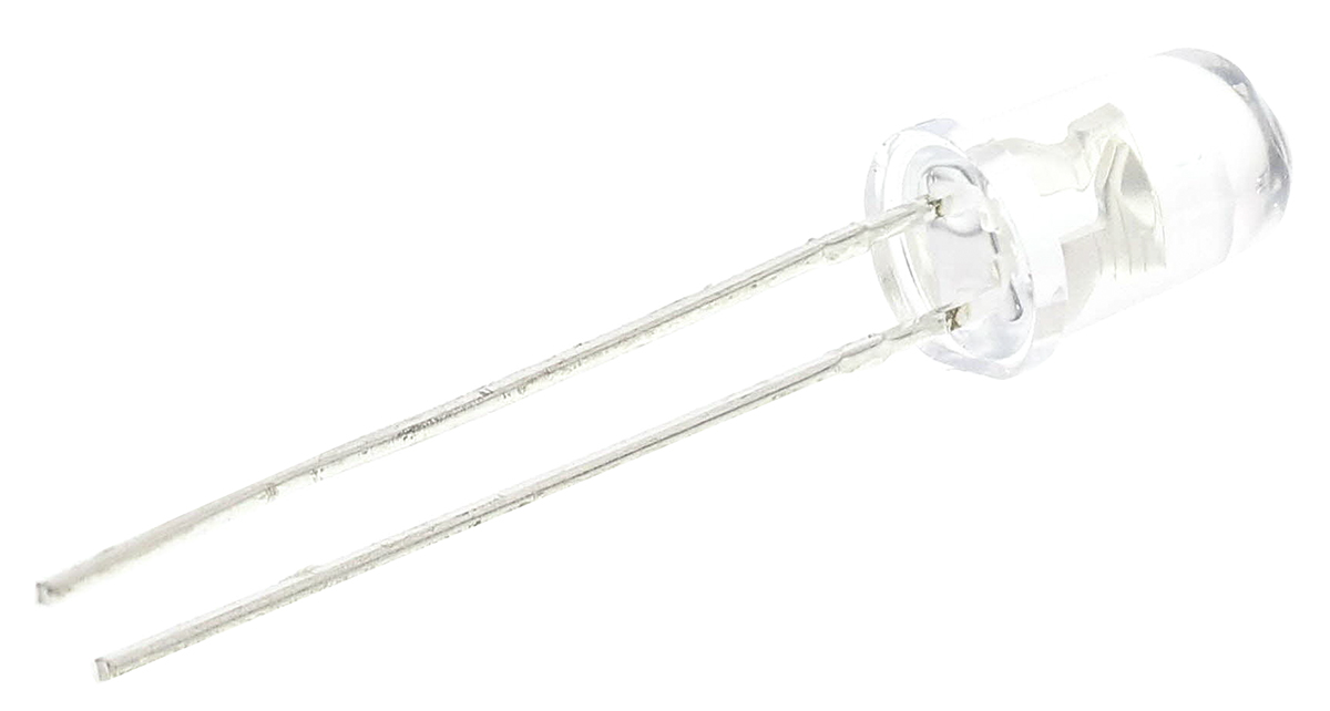 Broadcom3.2 V Green LED 5mm Through Hole, HLMP-CM3A-Z10DD