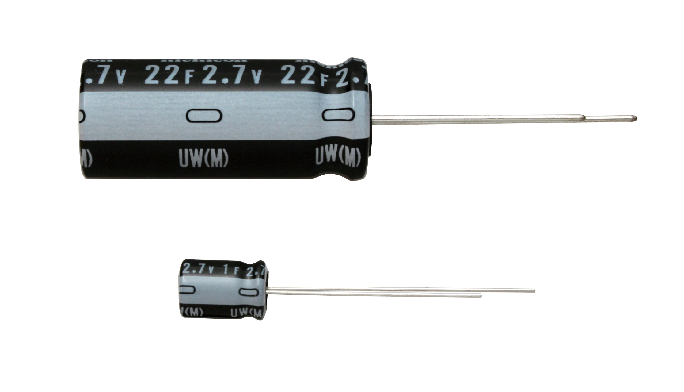 Nichicon 1F Supercapacitor ± 20% Tolerance, JUW 2.7V dc, Through Hole