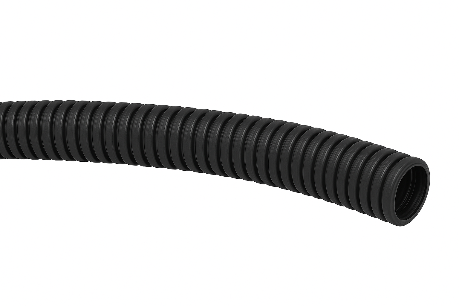E-Pro Black Polyamide Flexible Conduit ID 14:10mm OD 18.35mm UL94 V2 750N