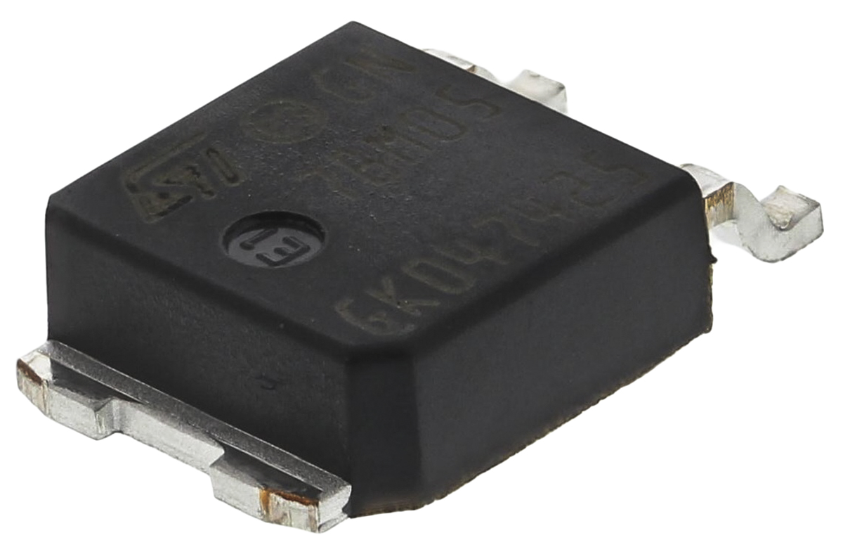 STMicroelectronics L78M05CDT-TR, 1 Linear Voltage, Voltage Regulator 500mA, 5 V 3-Pin, DPAK