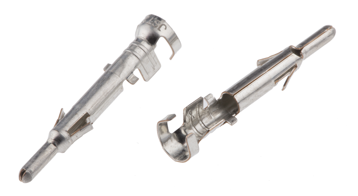 JST EL Series Male Crimp Terminal, 20AWG Min, 16AWG Max