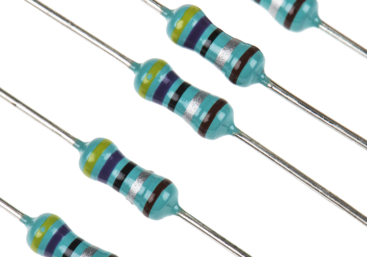 TE Connectivity 4.7Ω Metal Film Resistor 0.6W ±1% LR1F4R7