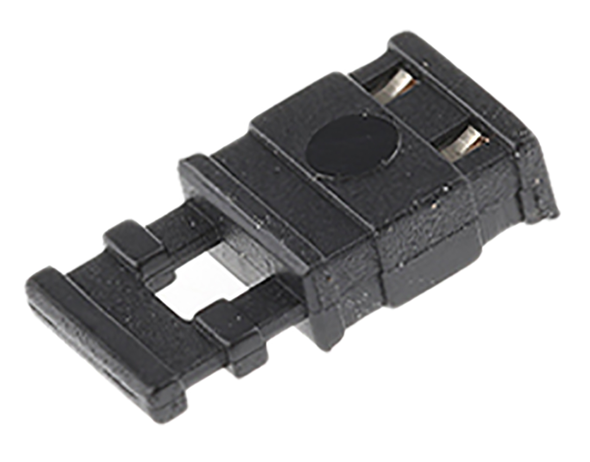 HARWIN Jumper Female Straight Black Closed Top, Handle Pull 2 Way 1 Row 2.54mm Pitch