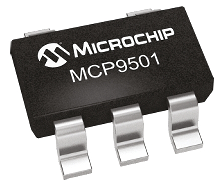 Microchip Temperature Sensor Switch, Open Drain Output, Surface Mount, ±6°C, 5 Pins