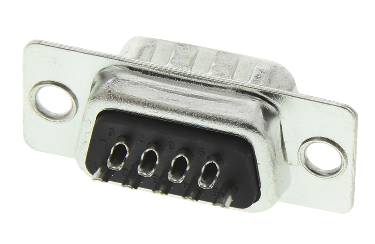 MH Connectors MHDB 9 Way Cable Mount D-sub Connector Plug, 2.77mm Pitch