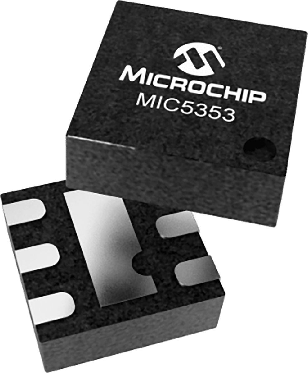 Microchip MIC5353-3.3YMT-TR, 1 Low Dropout Voltage, Voltage Regulator 500mA, 3.3 V 6-Pin, MLF
