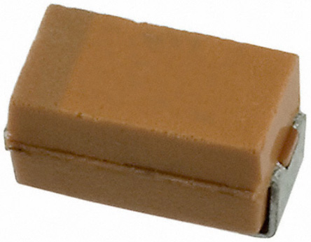 KYOCERA AVX 10μF Niobium Capacitor 6.3V dc ±20%, Surface Mount 3.2mm, NOJ