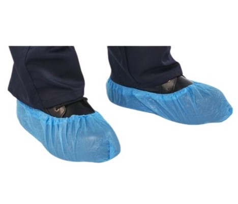 RS PRO White Disposable Visitor Shoe Cover, One Size, 100Each pack, For Use In Food, Industrial
