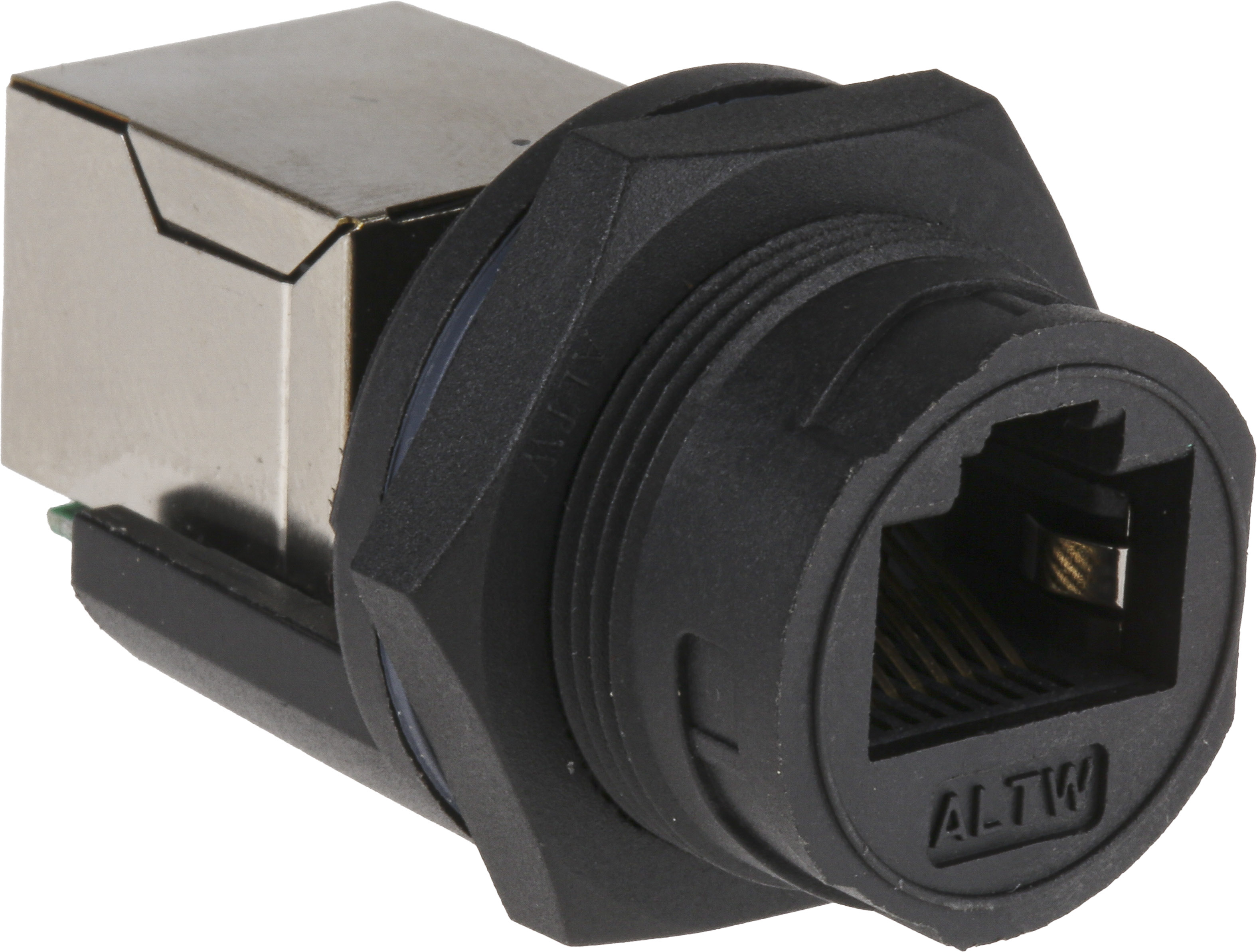 Amphenol Industrial LTW Series Female RJ45 Connector, Panel Mount, Cat5e, STP Shield Straight 8/8 -Way