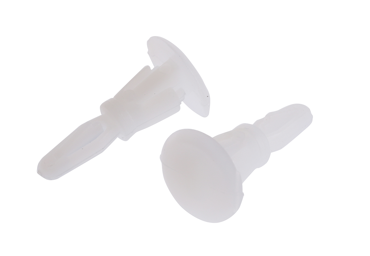 RLCBSR-04-01-BLANC, 6.4mm High Nylon PCB Support Pillar for 3.18mm PCB Hole, 9.5mm Base