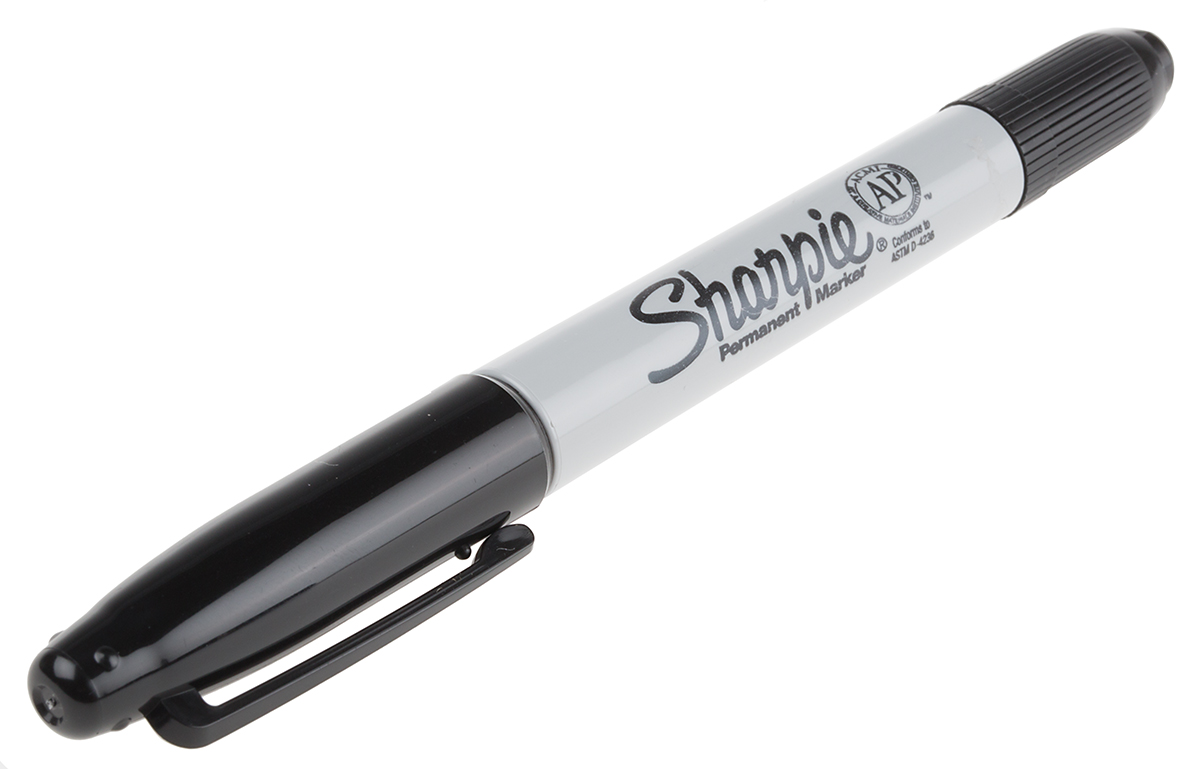 Sharpie Extra Fine Tip Black Marker Pen