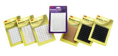 3M Hemispherical PUR Self Adhesive Feet, 7.94mm diameter