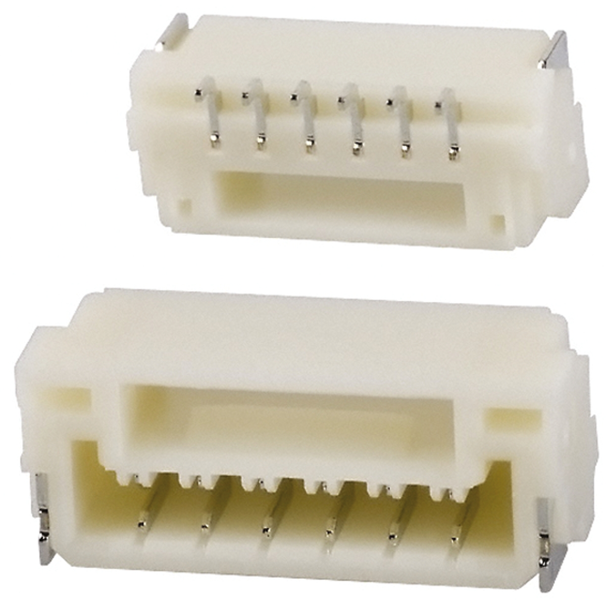 JST GH Series Right Angle Surface Mount PCB Header, 6 Contact(s), 1.25mm Pitch, Shrouded