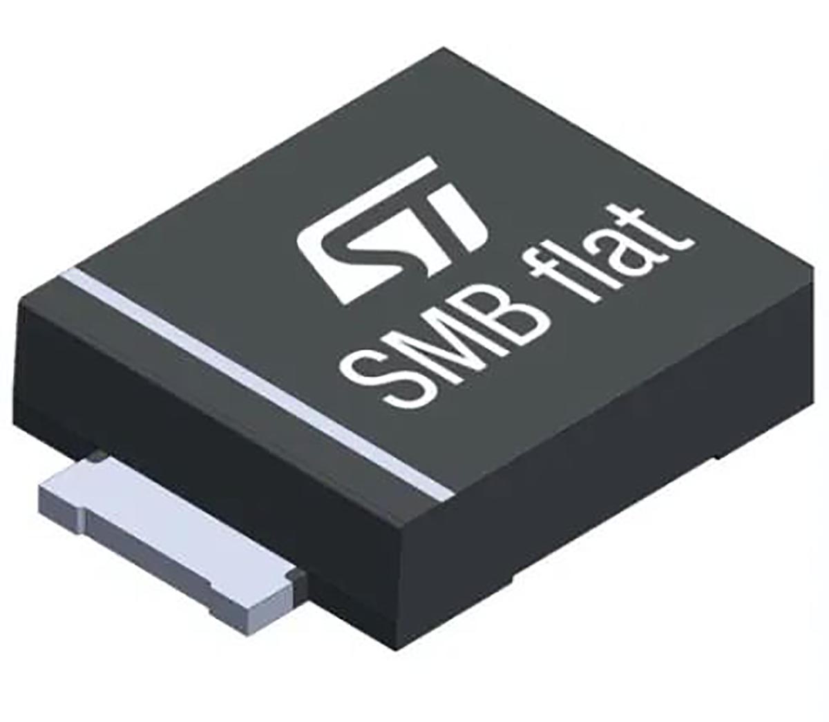 STMicroelectronics SMB15F15A, Uni-Directional TVS Diode, 1500W, 2-Pin SMB Flat