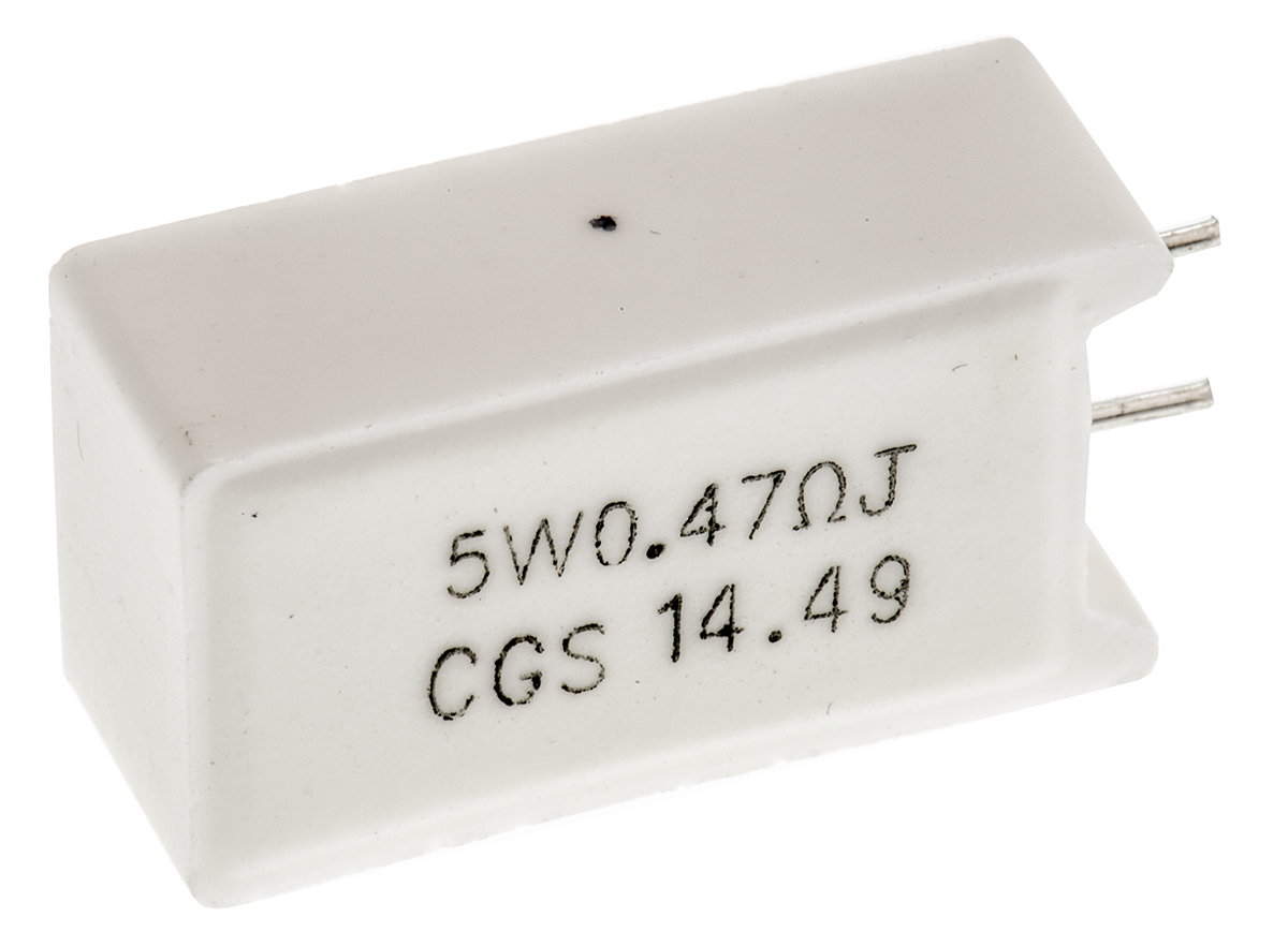 TE Connectivity 470mΩ Wire Wound Resistor 5W ±5% SQMW5R47J