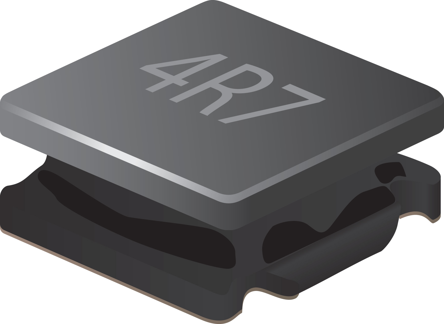 Bourns, SRN4018 Shielded Wire-wound SMD Inductor with a Ferrite Core, 47 μH 20% 600mA Idc Q:11