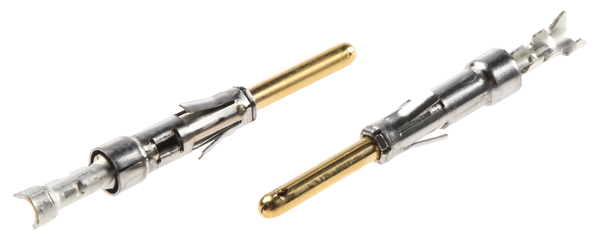 ITT Cannon Trident Series Male Crimp Terminal, 24AWG Max