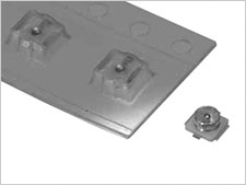 Hirose, Jack Surface Mount UHF Connector, 50Ω, Solder Termination, Straight Body