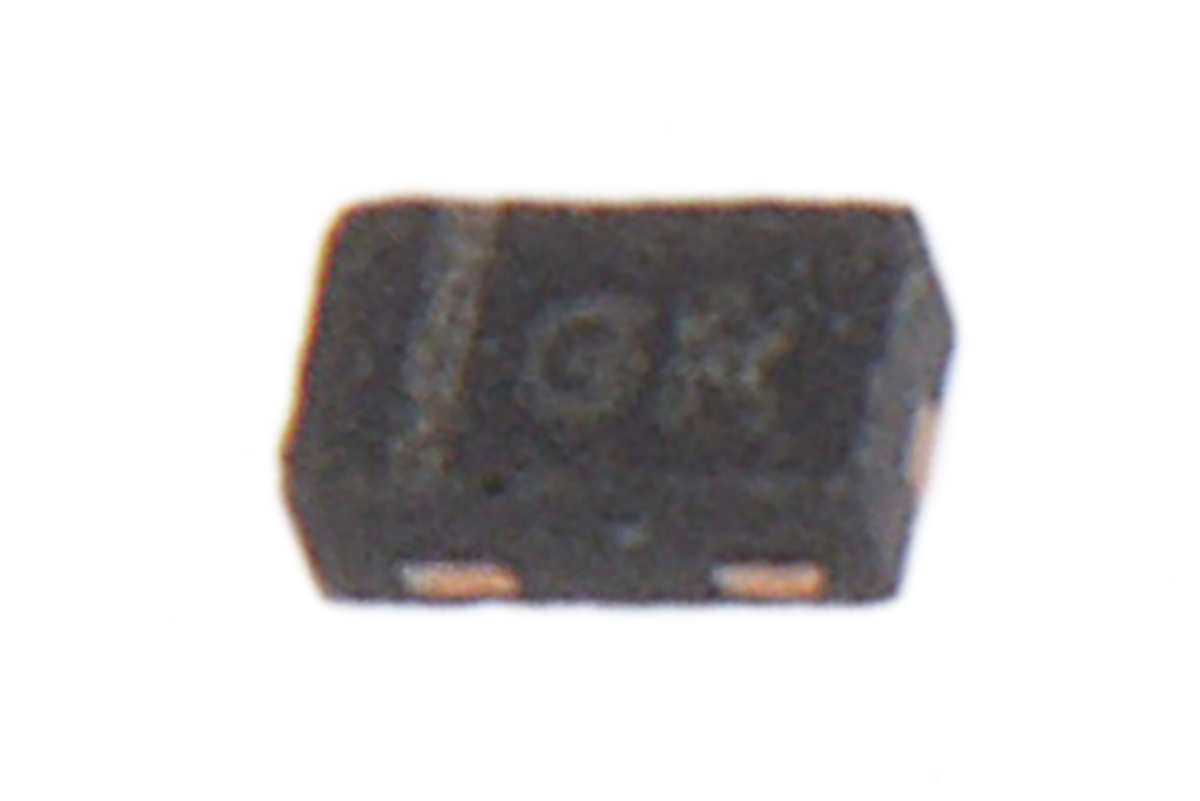 Vishay VBUS05L1-DD1-G-08, Dual-Element Bi-Directional ESD Protection Diode, 34W, 2-Pin LLP1006