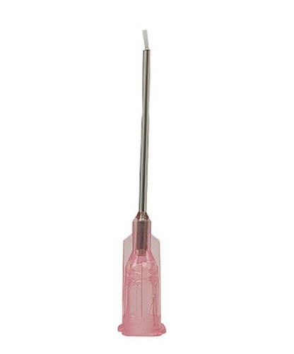 dspgtps-5 E-Pro 25G PTFE Lined Dispensing Tip, Luer Lock, 25.4mm, Pink