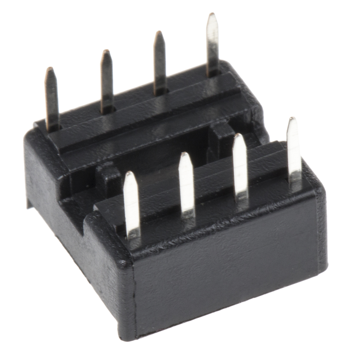 Winslow, W3100 2.54mm Pitch Vertical 8 Way, Through Hole Stamped Pin Open Frame IC Dip Socket, 10A