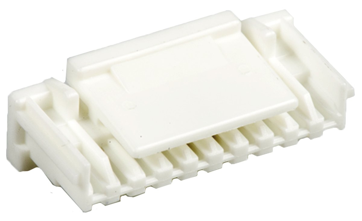 JST, ZER Female Connector Housing, 1.5mm Pitch, 10 Way, 1 Row