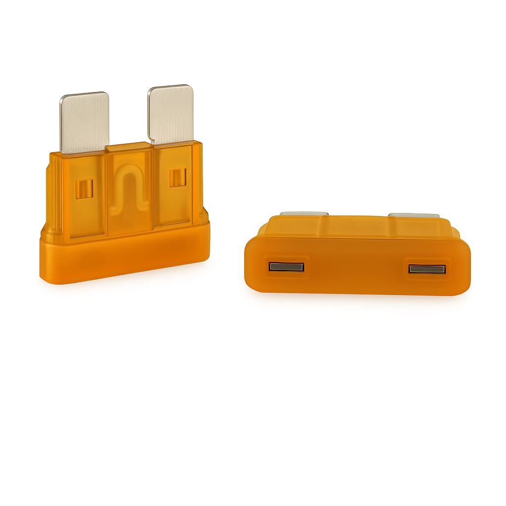 E-Pro 40A Automotive ATO Blade Fuse – 32 V DC, Fast-Acting, Amber